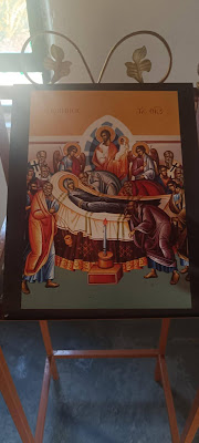 Γιωργος Μπαρμπαρουσης :   γιορτάζει  το εκκλησάκι της Παναγίας (Παναγούλα),στον Μαχαιρα - Φωτογραφία 1