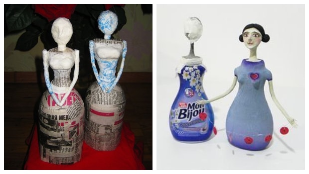 Πως θα φτιάξετε κούκλες - φιγούρες από μπουκάλια - Φωτογραφία 4