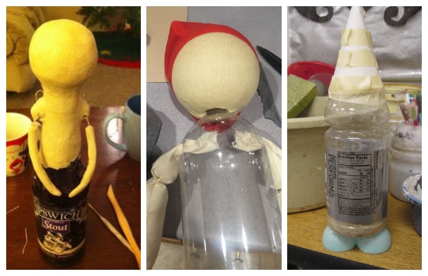 Πως θα φτιάξετε κούκλες - φιγούρες από μπουκάλια - Φωτογραφία 6