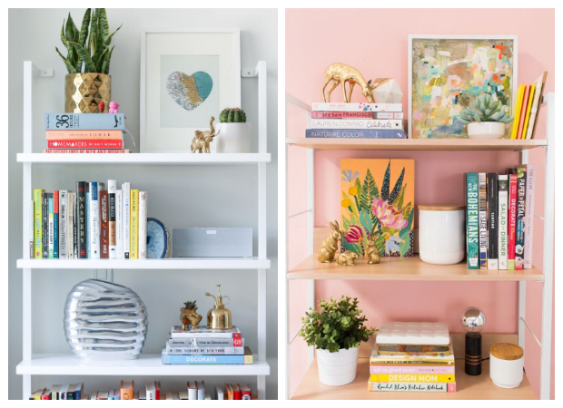 Προτάσεις & τρόποι για να τοποθετήσετε βιβλία & αντικείμενα σε ράφια - βιβλιοθήκες - Φωτογραφία 2