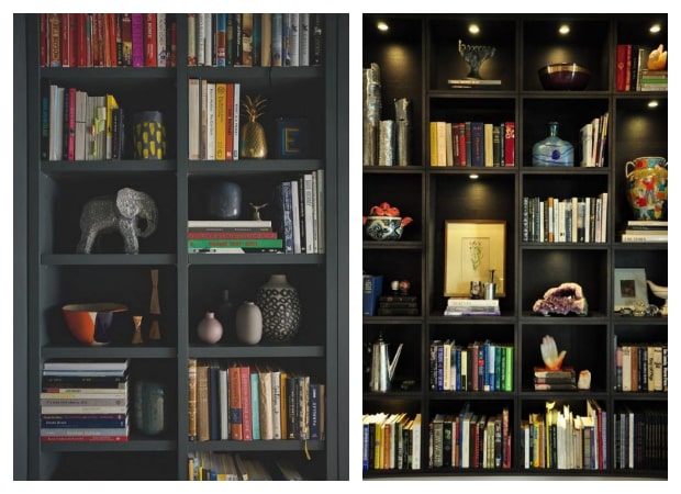 Προτάσεις & τρόποι για να τοποθετήσετε βιβλία & αντικείμενα σε ράφια - βιβλιοθήκες - Φωτογραφία 5