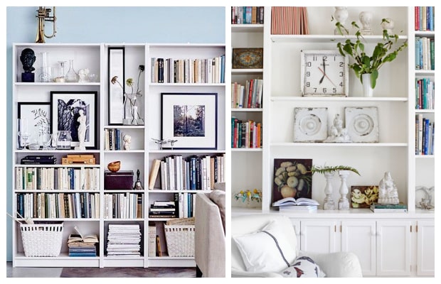 Προτάσεις & τρόποι για να τοποθετήσετε βιβλία & αντικείμενα σε ράφια - βιβλιοθήκες - Φωτογραφία 7