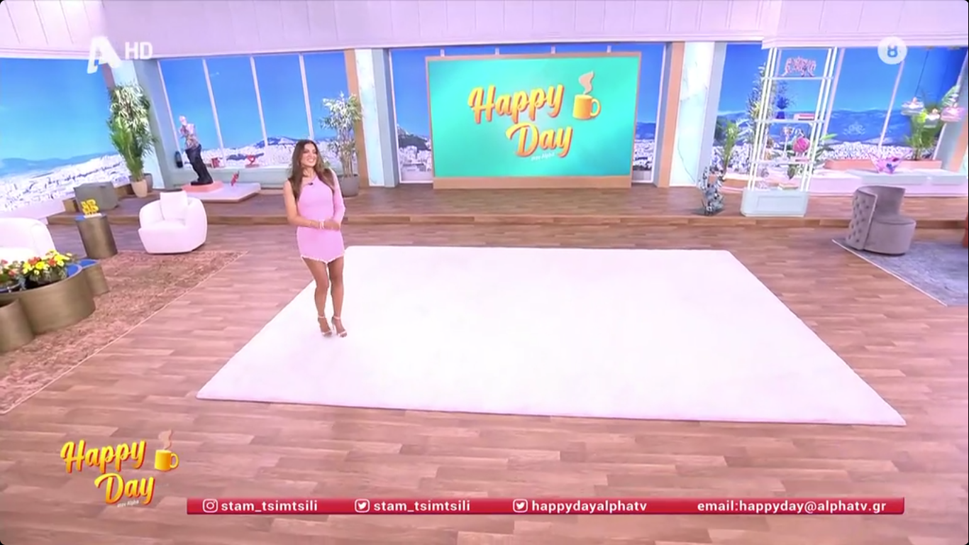 Σταματίνα Τσιμτσιλή: Πρώτη καλημέρα της σεζόν, της 13ης σεζόν για το Happy Day... - Φωτογραφία 2