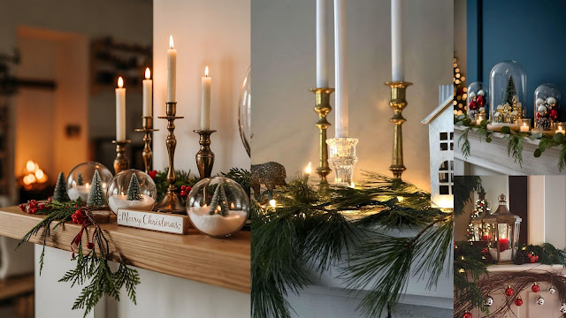 Χριστουγεννιάτικο τζάκι. Πρακτικές προτάσεις για  όμορφο στολισμό. - Φωτογραφία 7