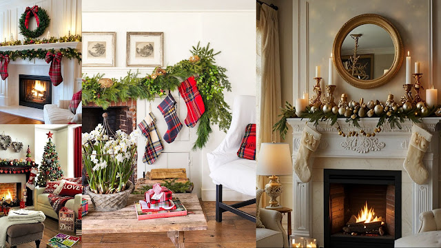 Χριστουγεννιάτικο τζάκι. Πρακτικές προτάσεις για  όμορφο στολισμό. - Φωτογραφία 8