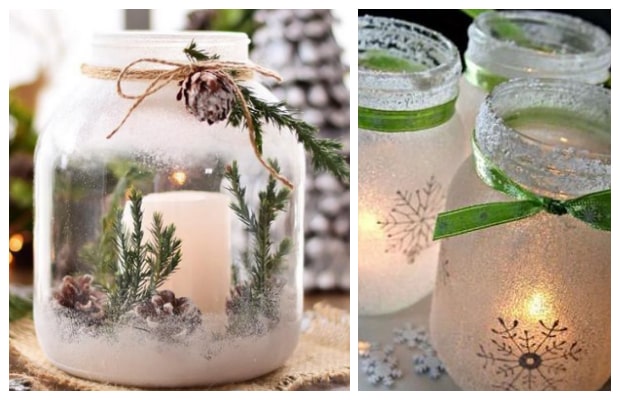 Πως θα φτιάξετε ...χιονισμένα χριστουγεννιάτικα βάζα - κηροπήγια - Φωτογραφία 5