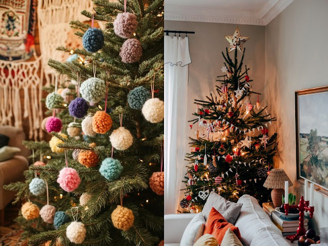 Boho Χριστούγεννα: Ιδέες με μακραμέ, ξύλο και γήινα στοιχεία - Φωτογραφία 6