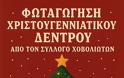 Σύλλογος  Χοβολιοτών Αστακού : Φωταγώγηση Χριστουγεννιάτικου Δέντρου