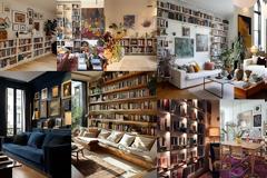 Διαμορφώσεις για σπίτια που διαθέτουν μεγάλο αριθμό βιβλίων και έργων τέχνης