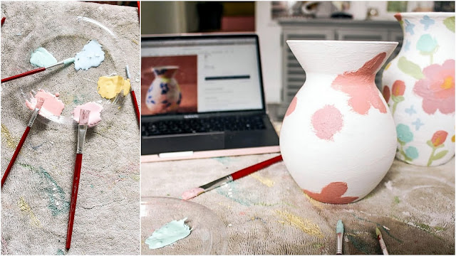 Δημιουργείστε εντυπωσιακά βάζα με ακρυλικό χρώμα και μαγειρική σόδα - Φωτογραφία 5