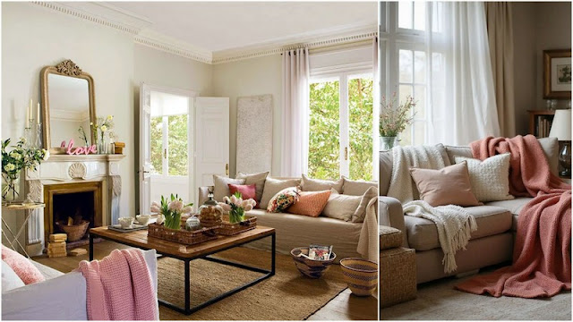 Τρόποι για να χρησιμοποιήσετε το Ροζ στην διακόσμηση του σαλονιού - Φωτογραφία 2