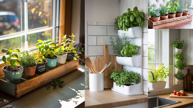 Mini κήπος με αρωματικά βότανα στην κουζίνα - Φωτογραφία 3