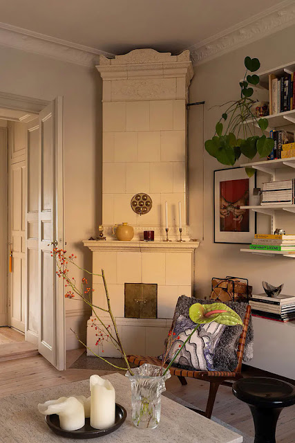 Καλαίσθητη και ζεστή διαμόρφωση σε διαμέρισμα κλασικής αρχιτεκτονικής - Φωτογραφία 2