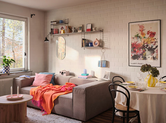 Παστέλ αποχρώσεις και νεανική διάθεση σε 40τμ - Φωτογραφία 3