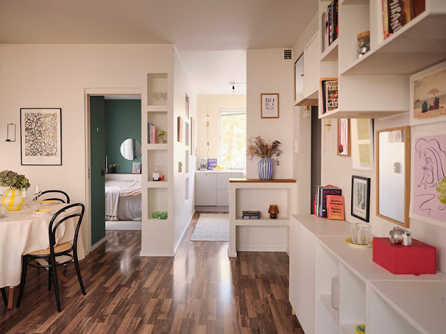 Παστέλ αποχρώσεις και νεανική διάθεση σε 40τμ - Φωτογραφία 9