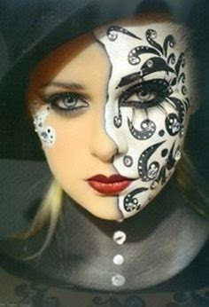 50+ Αποκριάτικα Μακιγιάζ - Φωτογραφία 37