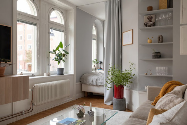 ΜΙΚΡΟΙ ΧΩΡΟΙ: Η γοητεία του γκρι σε 34τμ - Φωτογραφία 12