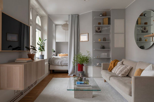 ΜΙΚΡΟΙ ΧΩΡΟΙ: Η γοητεία του γκρι σε 34τμ - Φωτογραφία 14