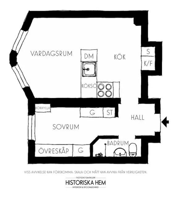 ΜΙΚΡΟΙ ΧΩΡΟΙ: Εξαιρετική αισθητική και πρακτικές λύσεις αποθήκευσης σε 34τμ - Φωτογραφία 23