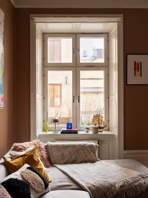 ΜΙΚΡΟΙ ΧΩΡΟΙ: Χρώμα και πρωτότυπη διαρρύθμιση σε 64τμ - Φωτογραφία 13