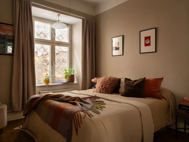 ΜΙΚΡΟΙ ΧΩΡΟΙ: Χρώμα και πρωτότυπη διαρρύθμιση σε 64τμ - Φωτογραφία 15