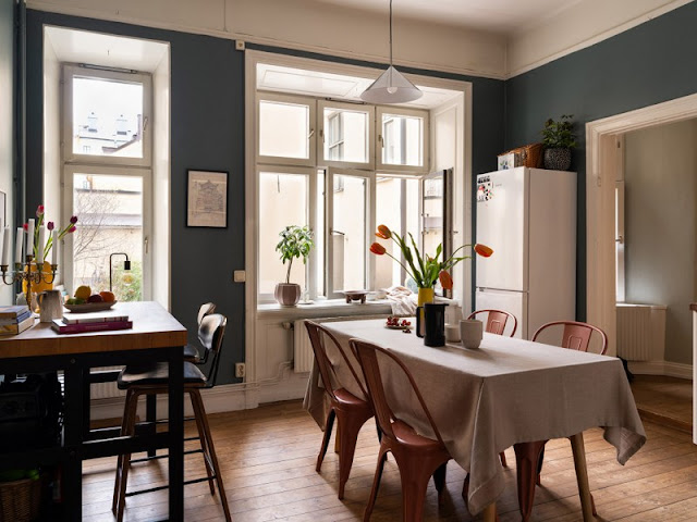 ΜΙΚΡΟΙ ΧΩΡΟΙ: Χρώμα και πρωτότυπη διαρρύθμιση σε 64τμ - Φωτογραφία 3