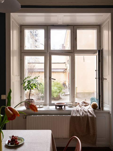 ΜΙΚΡΟΙ ΧΩΡΟΙ: Χρώμα και πρωτότυπη διαρρύθμιση σε 64τμ - Φωτογραφία 8