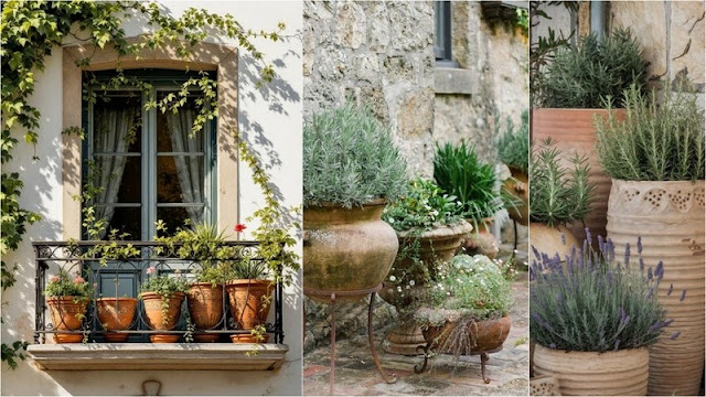 Μεσογειακός κήπος σε μικρό χώρο: σχεδιασμός, φυτά και υλικά - Φωτογραφία 5