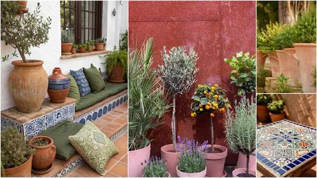 Μεσογειακός κήπος σε μικρό χώρο: σχεδιασμός, φυτά και υλικά - Φωτογραφία 7