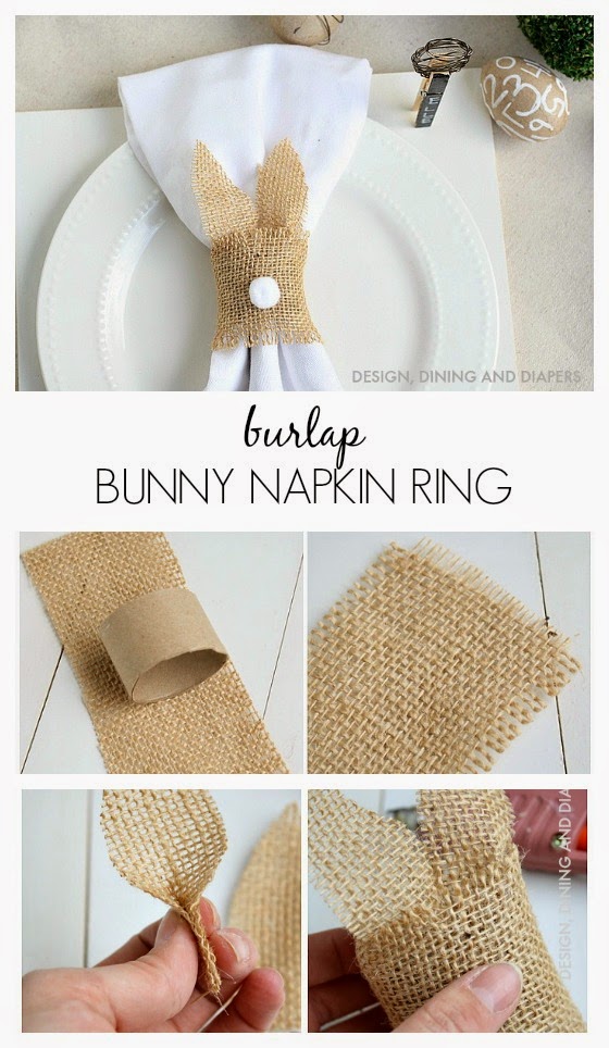 DIY Πασχαλινοί κρίκοι για πετσέτες φαγητού από λινάτσα - Φωτογραφία 14