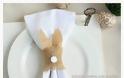 DIY Πασχαλινοί κρίκοι για πετσέτες φαγητού από λινάτσα - Φωτογραφία 14