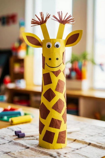 50 Παιδικές κατασκευές από άχρηστα ρολό χαρτιού - Φωτογραφία 11