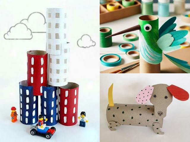 50 Παιδικές κατασκευές από άχρηστα ρολό χαρτιού - Φωτογραφία 2