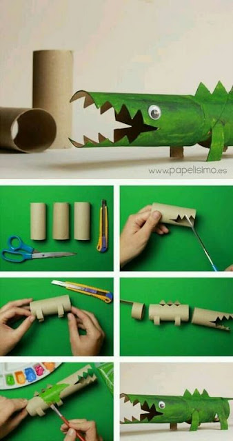 50 Παιδικές κατασκευές από άχρηστα ρολό χαρτιού - Φωτογραφία 49