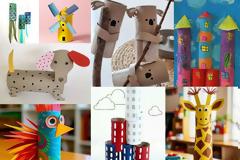 50 Παιδικές κατασκευές από άχρηστα ρολό χαρτιού