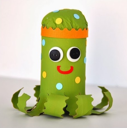 50 Παιδικές κατασκευές από άχρηστα ρολό χαρτιού - Φωτογραφία 56