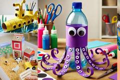 60+ Κατασκευές για παιδιά από ανακυκλώσιμα υλικά