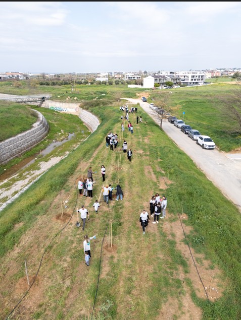 Επιτυχημένη δράση δενδροφύτευσης της φαρμακαποθήκης Liafarm σε συνεργασία με τον Δήμο Θέρμης - Φωτογραφία 4