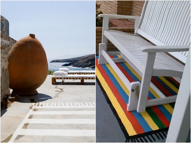 Ζωγραφισμένα χαλιά σε τσιμεντένια δάπεδα: επιλογές διακόσμησης - Φωτογραφία 3