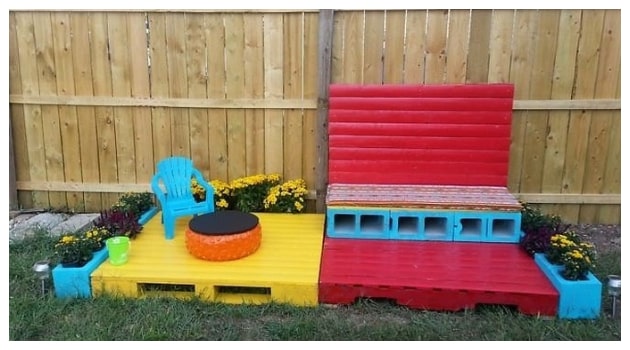 60+ DIY κατασκευές από παλέτες για κήπο και εξοχικά σπίτια - Φωτογραφία 12