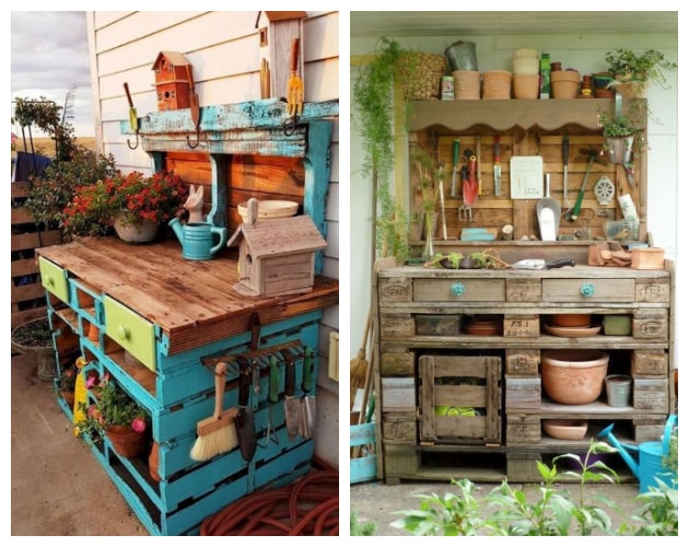 60+ DIY κατασκευές από παλέτες για κήπο και εξοχικά σπίτια - Φωτογραφία 28