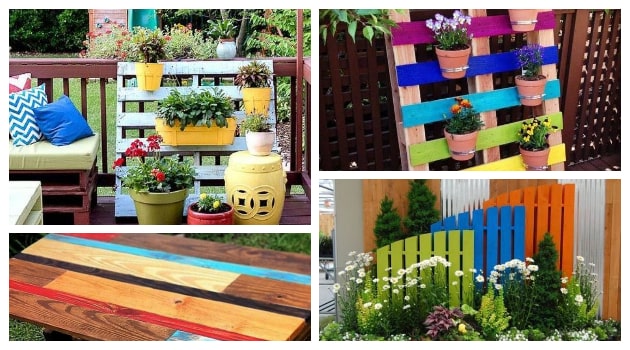 60+ DIY κατασκευές από παλέτες για κήπο και εξοχικά σπίτια - Φωτογραφία 38