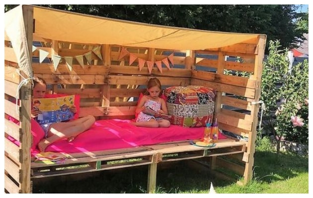 60+ DIY κατασκευές από παλέτες για κήπο και εξοχικά σπίτια - Φωτογραφία 9