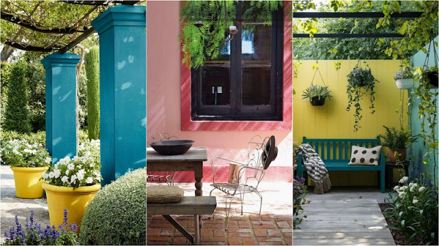 Χρώμα σε εξωτερικούς τοίχους: εύκολες παρεμβάσεις για αυλές και μπαλκόνια - Φωτογραφία 2
