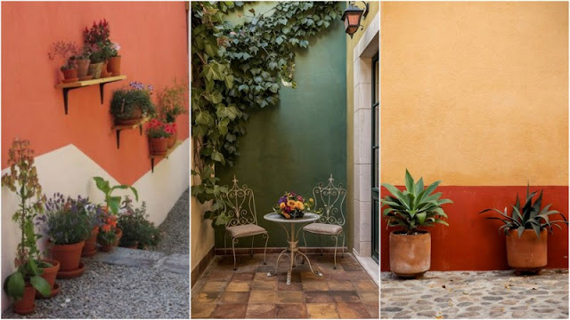 Χρώμα σε εξωτερικούς τοίχους: εύκολες παρεμβάσεις για αυλές και μπαλκόνια - Φωτογραφία 5