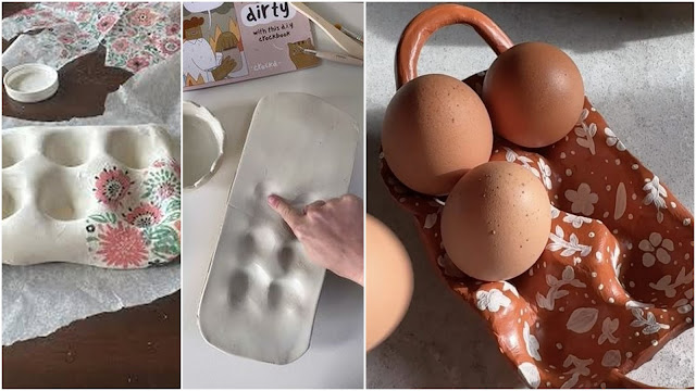 Πως θα φτιάξετε αυγοθήκες με έτοιμο πηλό - Φωτογραφία 5