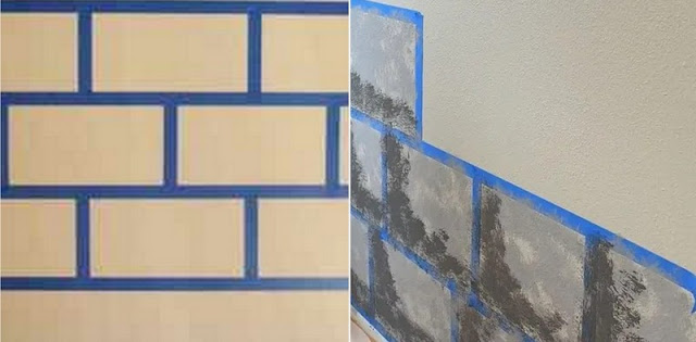 Τεχνοτροπία τοίχου για απομίμηση όψης τούβλου - πέτρας - Φωτογραφία 2