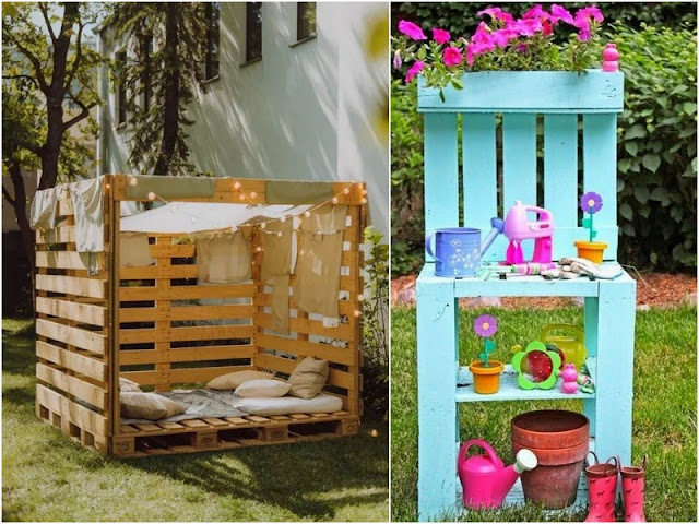 20+ Πρακτικές κατασκευές από παλέτες για καλοκαιρινά εξοχικά σπίτια - Φωτογραφία 16