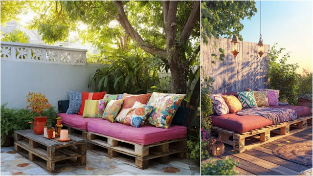 20+ Πρακτικές κατασκευές από παλέτες για καλοκαιρινά εξοχικά σπίτια - Φωτογραφία 18