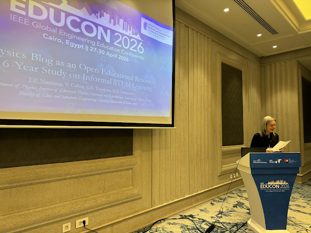 Το Πειράματα Φυσικής με Απλά Υλικά παρουσιάστηκε στο παγκόσμιο συνέδριο IEEE EDUCON - Φωτογραφία 2